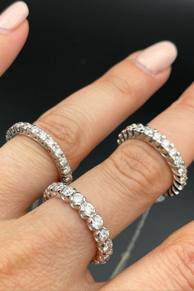 Anelli con diamanti