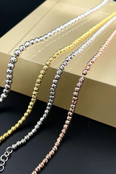 Bracciali da donna in oro bianco, oro rosa, oro e argento